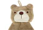 Hand towel for children 42x25cm brown teddy bear 4