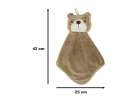 Hand towel for children 42x25cm brown teddy bear 6