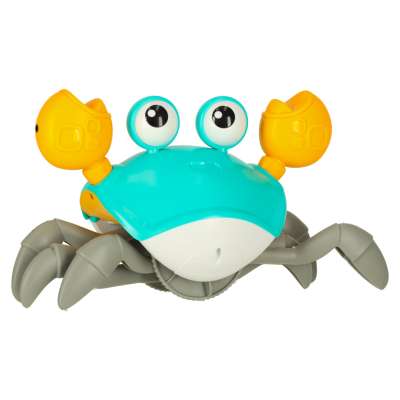 Interactive crab crawler with sound green