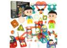 Magnetic blocks marble ball track glowing 202 pieces 1