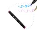 Markery dwustronne alkoholowe w etui 120 + podstawka 4