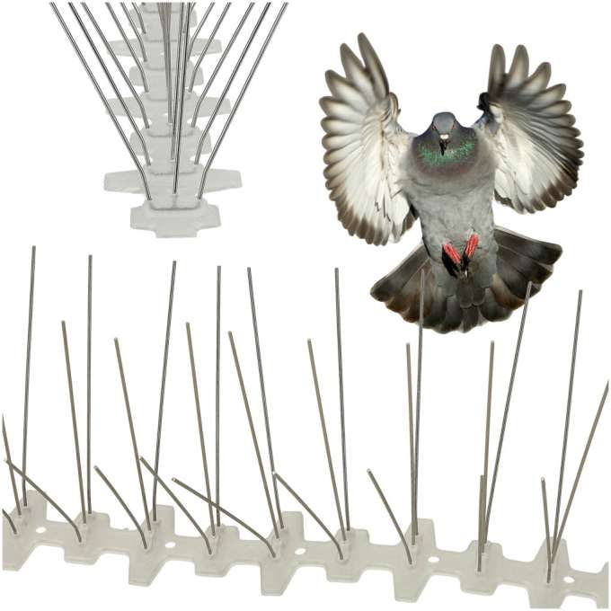 Metal spikes for birds pigeons 50cm x 11cm x 4cm