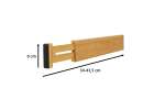 Organizer do szuflady bambusowy separator regulowany na sztućce narzedzia 43cm 1 sztuka 4