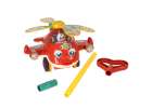 Pusher on a stick helicopter plane with sound 5