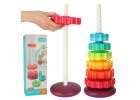 Rainbow tower pyramid pinwheel spiral for stacking 1