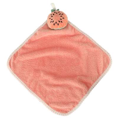 Ręcznik ręczniczek do rąk dla dzieci 30x30cm różowy arbuz