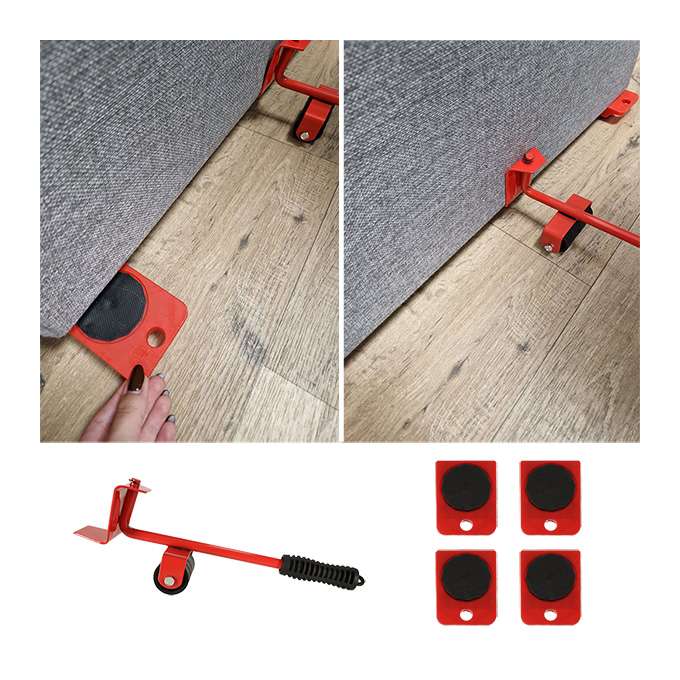 Rolki do transportu zestaw do przesuwania mebli 5w1