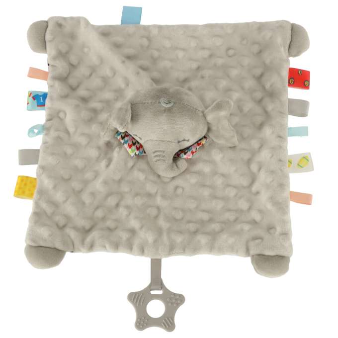 Sensory mascot rustling elephant tags