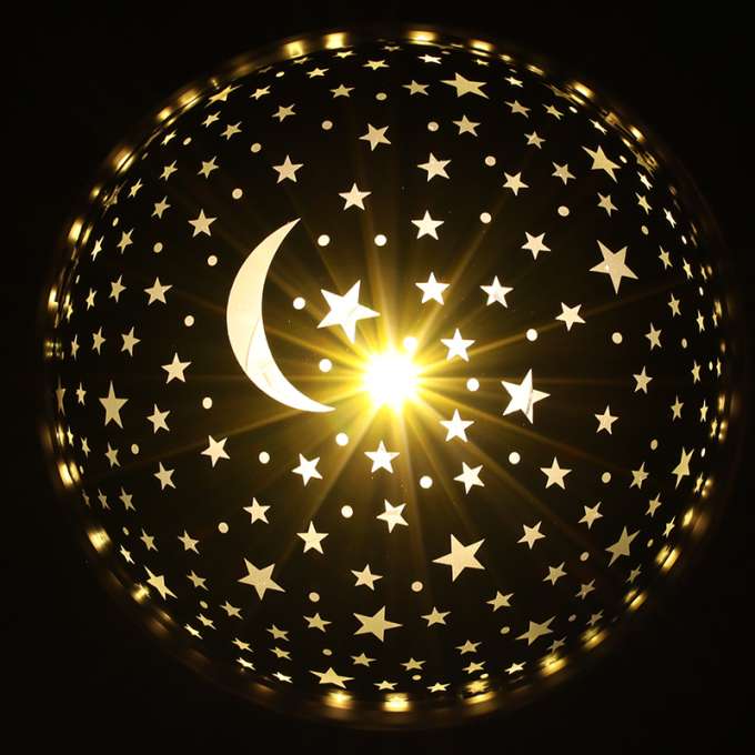 Star projector night light 2-in-1 USB white