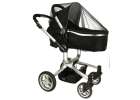 Stroller elastic mosquito net 140cm black 1