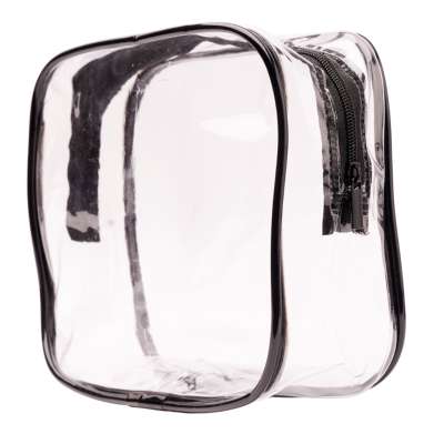 Transparent cosmetic bag travel organizer for airplane 3 pieces