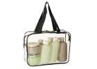 Transparent cosmetic bag travel organizer for airplane 3 pieces 8