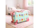Travel suitcase for children on wheels hand luggage ice cream 11