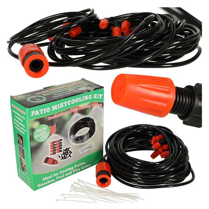 Water curtain mist garden sprinkler irrigation system 15m