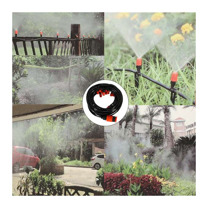 Water curtain mist garden sprinkler irrigation system 20m