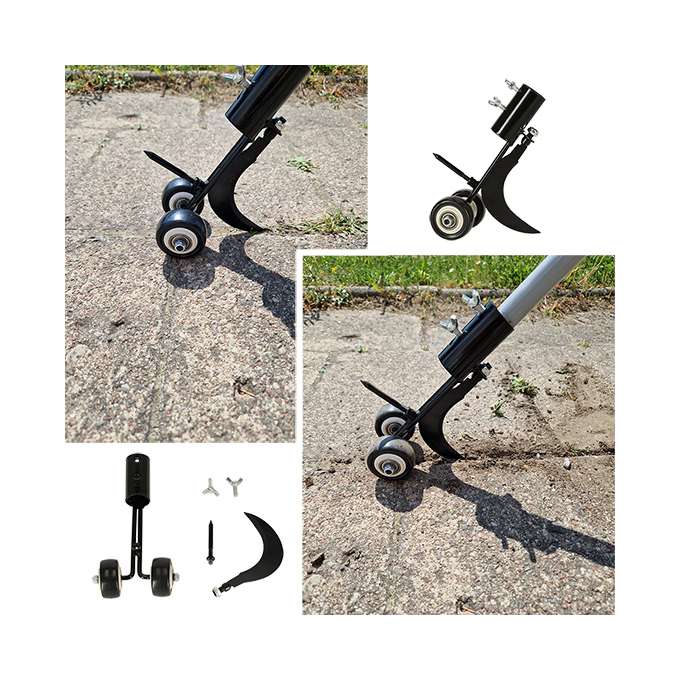 Weed cutter weeder with hook
