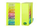 Weekly pill organizer container standing 7