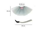 Carnival costume disguise donkey skirt headband 7 elements 5