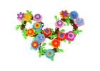 Flowers creative blocks flower garden 104 pieces 5