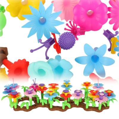 Flowers creative blocks flower garden 104 pieces