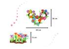 Flowers creative blocks flower garden 104 pieces 11