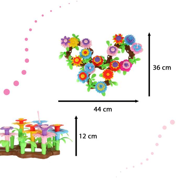 Flowers creative blocks flower garden 104 pieces