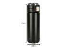 Kubek bidon termiczny z ustnikiem termos LED 420ml czarny 6