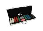 Poker game set in a case 500 chips 2 decks of cards 3