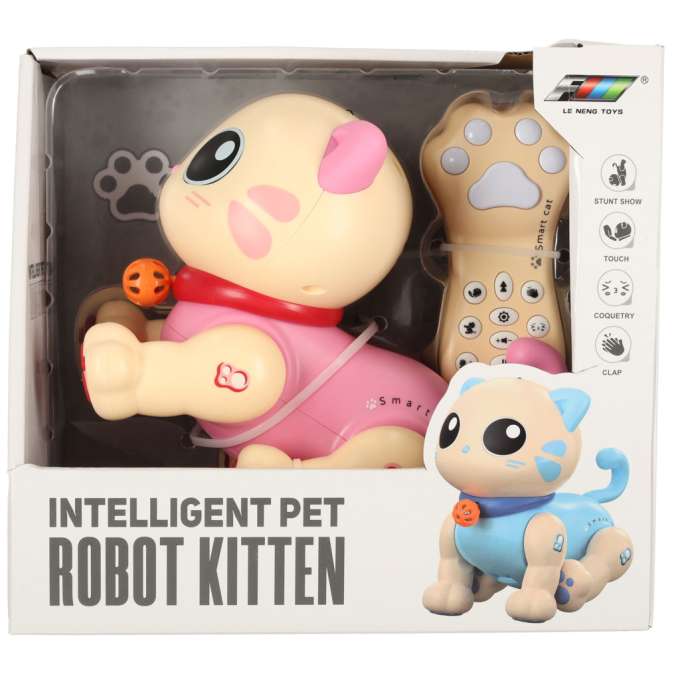 RC remote control cat robot jumps sings