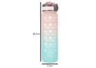 Water bottle bidon 1l pink and blue 4