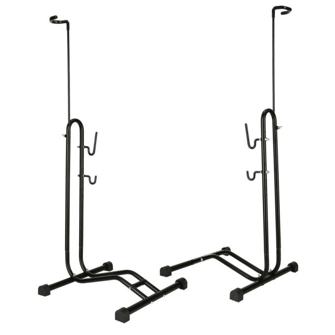 Bicycle stand single high strong metal black