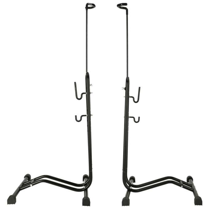 Bicycle stand single high strong metal black