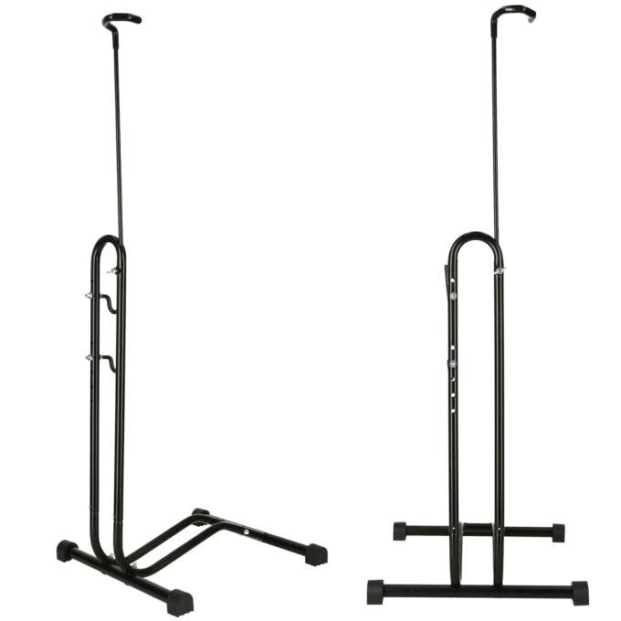 Bicycle stand single high strong metal black