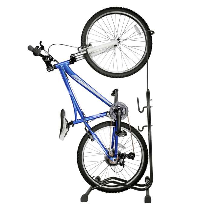 Bicycle stand single high strong metal black