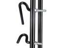 Bike stand RALLEX for service bike, free-standing, metal, black 14