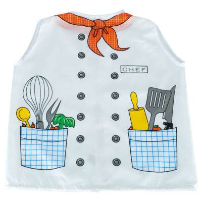 Carnival costume cook baker 3-8 years old