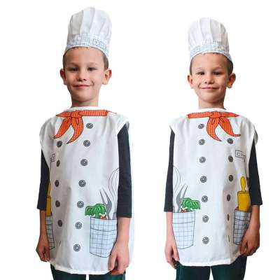 Carnival costume cook baker 3-8 years old