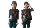Carnival costume helmet soldier 3-8 years old 8