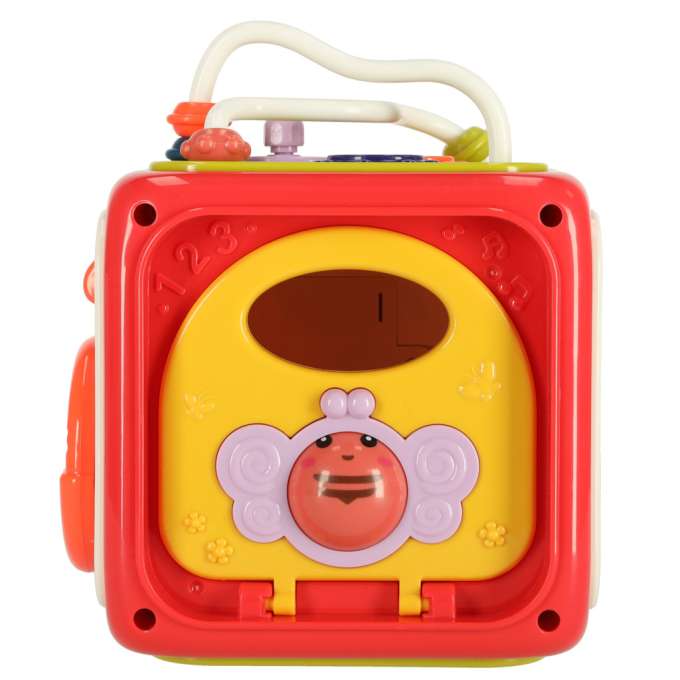 Interactive sensory cube block sorter