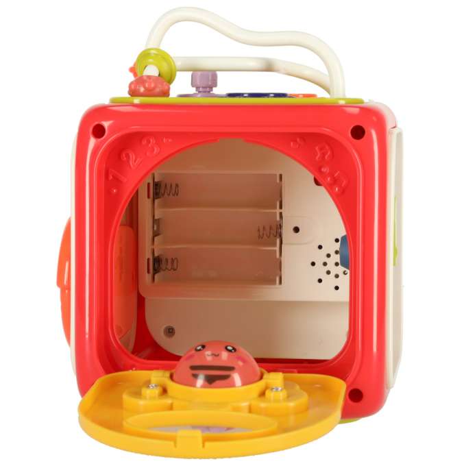 Interactive sensory cube block sorter