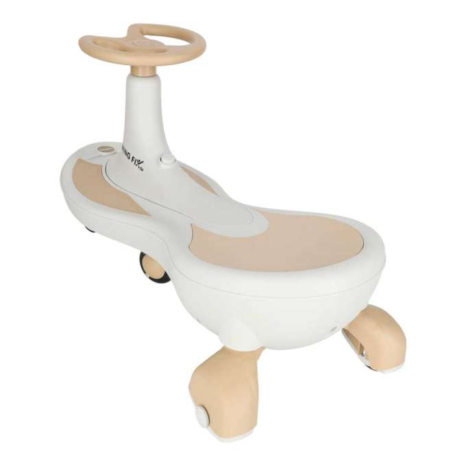 Jeździk grawitacyjny LED Swing Fix S4 świecące koła z muzyką grający 76cm złoto-biały max 100kg