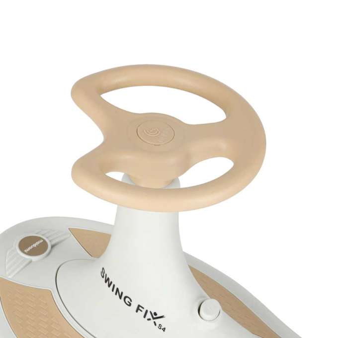 Jeździk grawitacyjny LED Swing Fix S4 świecące koła z muzyką grający 76cm złoto-biały max 100kg