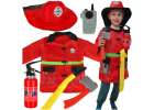 Kostium strój karnawałowy przebranie strażak walkie-talkie 3-8 lat 1