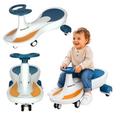 LED Swing Fix S4 gravity ride glowing wheels with music playing 76cm blue and white max 100kg