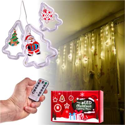 LED lights Christmas tree picture curtain 3m