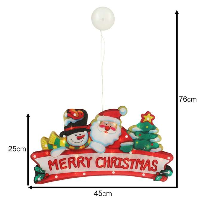LED lights pendant Christmas decoration Merry Christmas 45cm