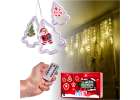 Lampki LED kurtyna z obrazkami w choinkach 3m 4