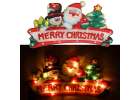 Lampki LED wisząca dekoracja świąteczna Merry Christmas 45cm 4