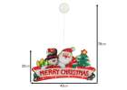 Lampki LED wisząca dekoracja świąteczna Merry Christmas 45cm 5