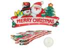 Lampki LED wisząca dekoracja świąteczna Merry Christmas 45cm 1